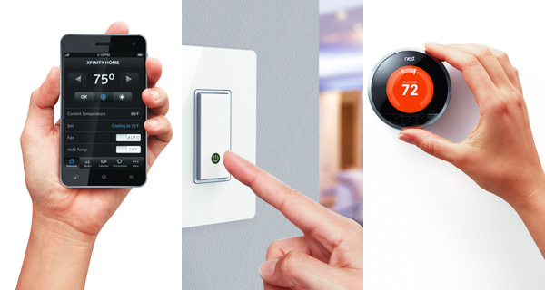 ...in smart living.  Smart thermostats with web-enabled remote control.